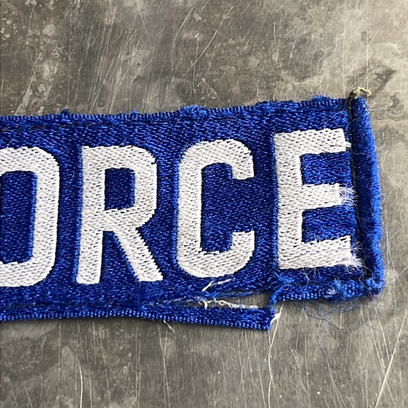 U.S. AIR FORCE blue tape patch, vintage - Picture 11 of 11